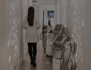 Line up of lasers and medical aesthetic technologies available at Clinique Chloé